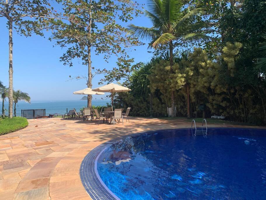 Casa Deliciosa Em Condo C/ Piscina Frente Ao Mar Sao Sebastiao  Eksteriør bilde