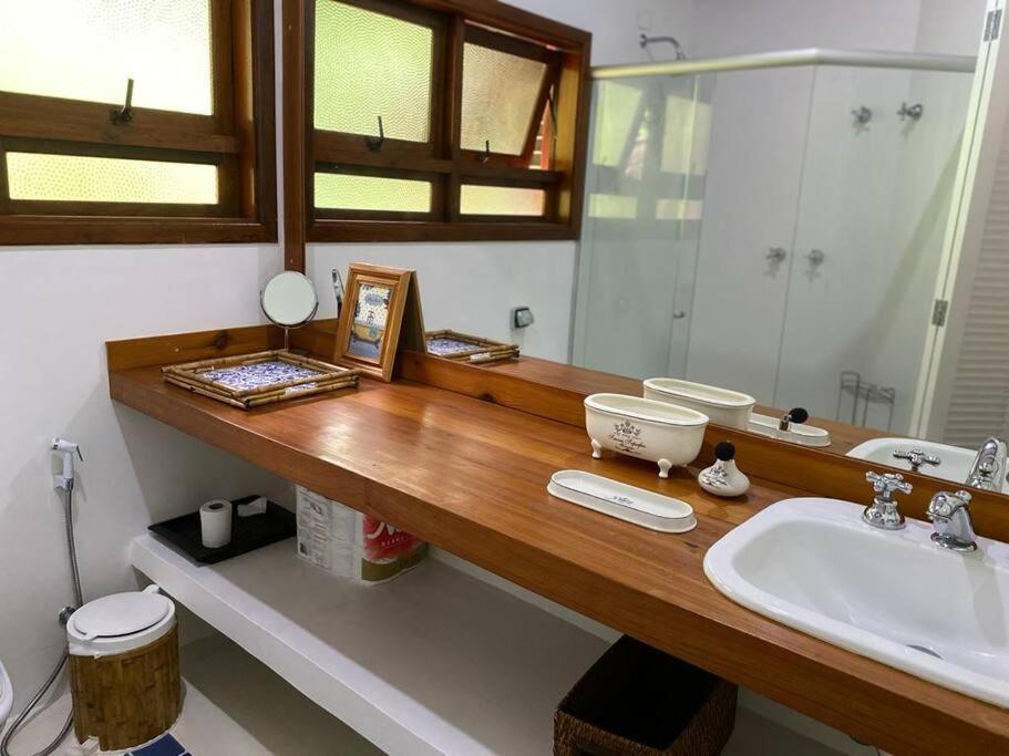Casa Deliciosa Em Condo C/ Piscina Frente Ao Mar Sao Sebastiao  Eksteriør bilde